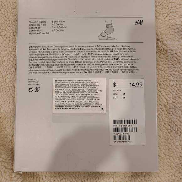 H&M Tights, size M - Picture 2 of 2